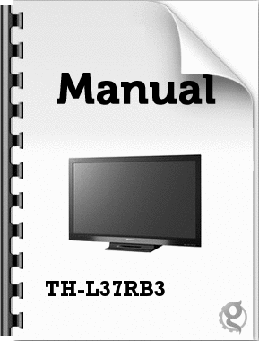 TH-L37RB3 (パナソニック) の取扱説明書・マニュアル