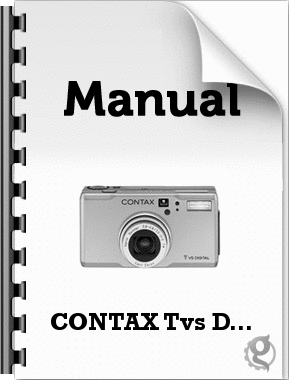 CONTAX Tvs DIGITAL (京セラ) の取扱説明書・マニュアル