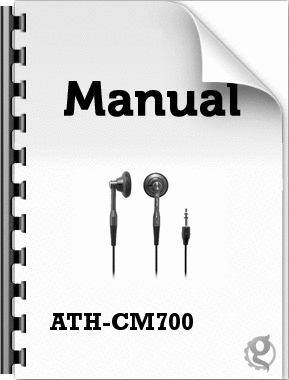 ATH-CM700 (オーディオテクニカ) の取扱説明書・マニュアル