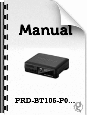 PRD-BT106-P02 (ピクセラ) の取扱説明書・マニュアル