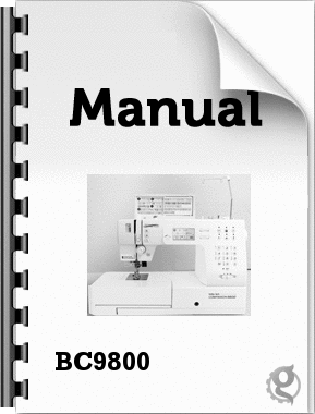 BC9800 (ベビーロック) の取扱説明書・マニュアル